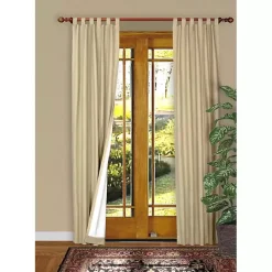 New Kirklands Home Cream Weathermate Blackout Curtain Panel, 84 in. Ivory