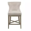 Online Kirklands Home Cream Wingback Swivel Seat Counter Stool