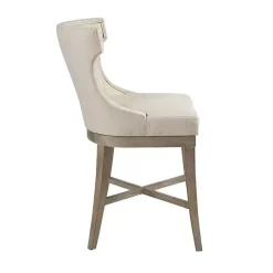 Online Kirklands Home Cream Wingback Swivel Seat Counter Stool