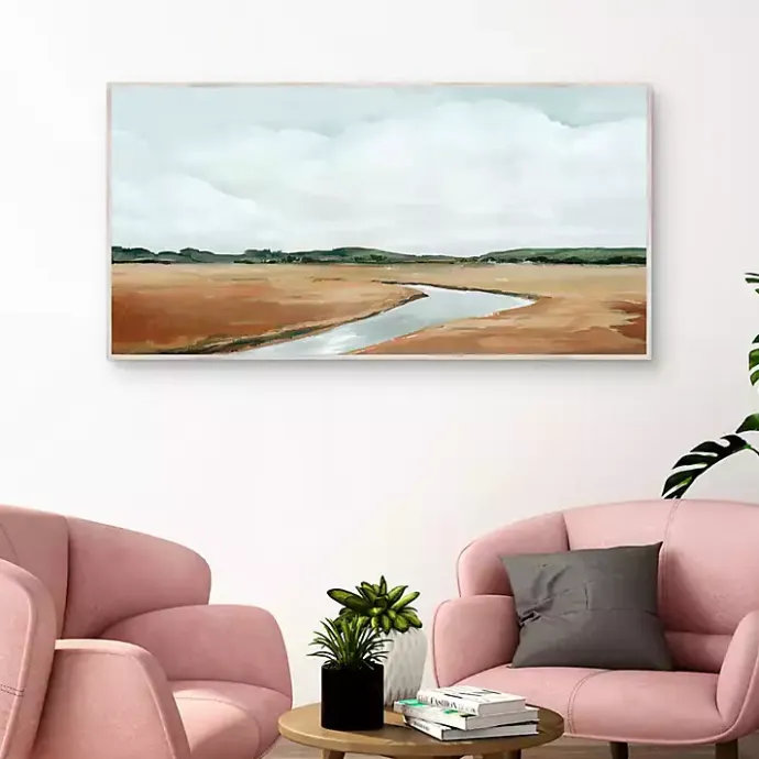 Discount Kirklands Home Creekside Landscape Framed Wall Art
