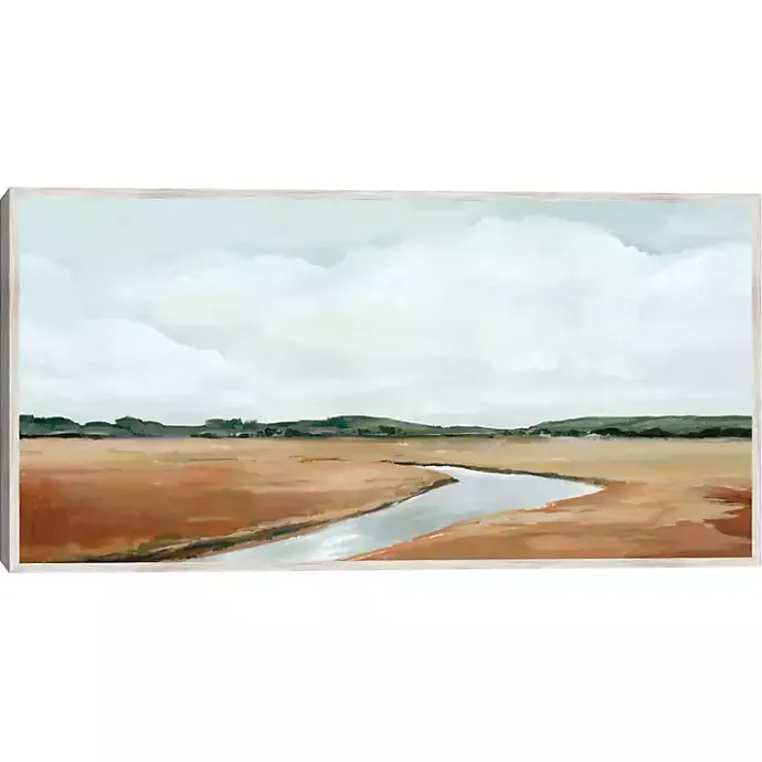 Discount Kirklands Home Creekside Landscape Framed Wall Art
