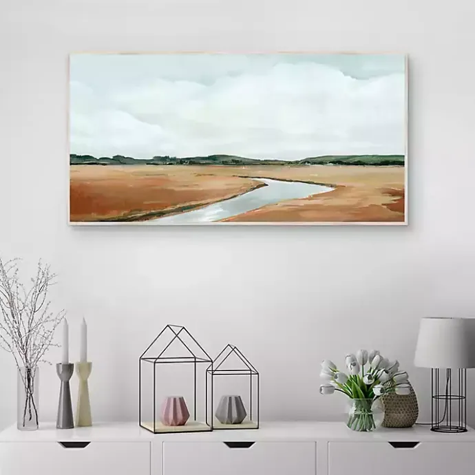 Discount Kirklands Home Creekside Landscape Framed Wall Art