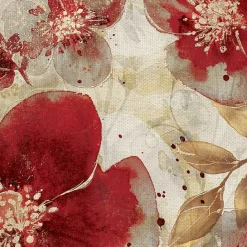Online Kirklands Home Crimson Petals Wrapped Canvas Art Print
