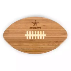 Online Kirklands Home Dallas Cowboys Bamboo Football Cutting Board Tan