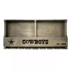 New Kirklands Home Dallas Cowboys Reclaimed Wood Bar Shelf Gray
