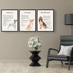 Kirklands Home Dalmation Facts Framed Wall Plaque