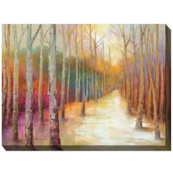 Hot Kirklands Home Dappled Forest Outdoor Canvas Art Print Multi