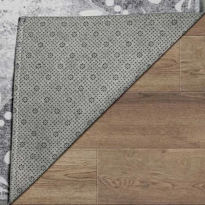 Online Kirklands Home Dardon Bordered Washable Area Rug, 5x7 Gray