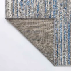 Kirklands Home Dark Blue Claire Modern Area Rug, 7x10