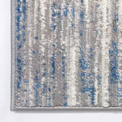 Online Kirklands Home Dark Blue Claire Modern Runner, 2x8