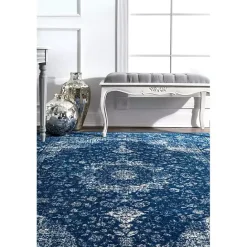 Outlet Kirklands Home Dark Verona Area Rug, 8x10 Blue