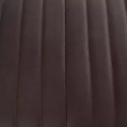 Online Kirklands Home Dark Leather Tufted Panel Bench Brown