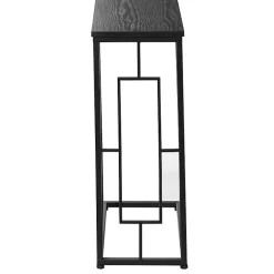 Online Kirklands Home Dark Metal C-Shaped Accent Table Brown