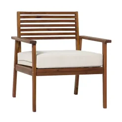 Sale Kirklands Home Dark Brown Zane Outdoor Club Chair