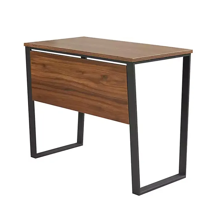 Kirklands Home Dark Coffee Wood Computer Desk