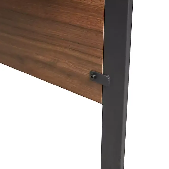 Kirklands Home Dark Coffee Wood Computer Desk