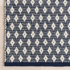 Discount Kirklands Home Dark Gray and Ivory Dainty Diamond Area Rug, 6x9