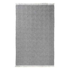 Discount Kirklands Home Dark Herringbone Pattern Area Rug, 2x3 Gray