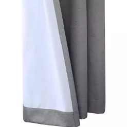 Outlet Kirklands Home Dark Ventura Blackout Curtain Panel, 95 in. Gray