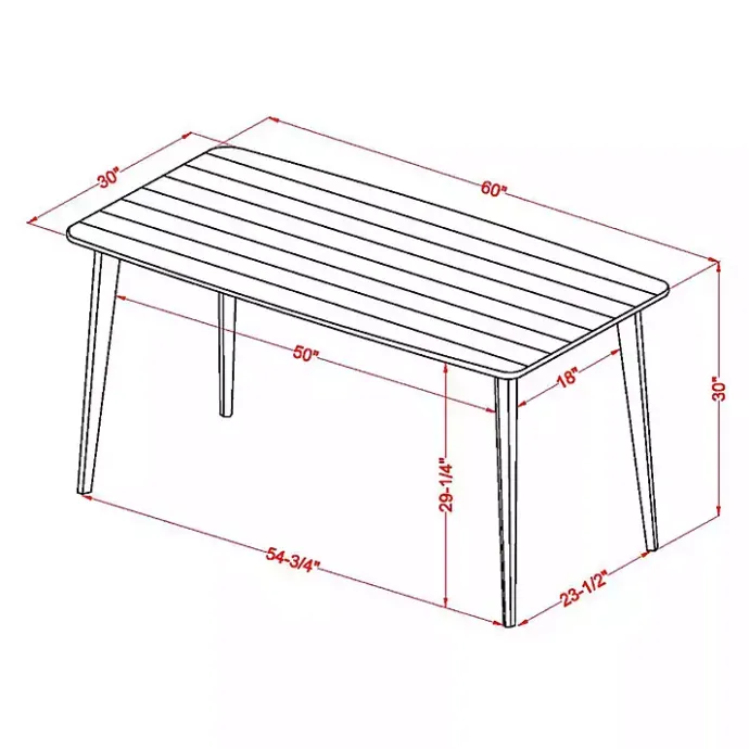 Best Kirklands Home Dark Wood and Metal Dining Table Gray