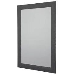 Discount Kirklands Home Dark Gray Wood Framed Beveled Edge Wall Mirror