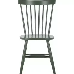 Sale Kirklands Home Dark Parker Spindle Dining Chairs, Set of 2 Green