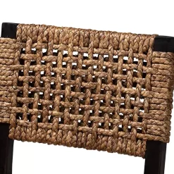 Online Kirklands Home Dark Mahogany Lattice Counter Stool Brown