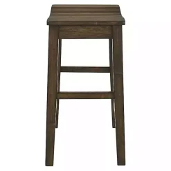 Sale Kirklands Home Dark Oak Wood Whitcombe Counter Stools, Set of 2 Brown