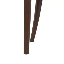 Outlet Kirklands Home Dark Rattan Curved Back Carlotta Accent Chair Brown