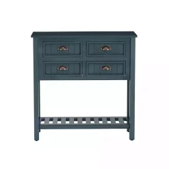 Outlet Kirklands Home Dark Teal Beadboard Console Table Blue