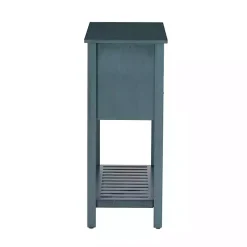 Outlet Kirklands Home Dark Teal Beadboard Console Table Blue