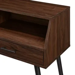 Sale Kirklands Home Dark Walnut 2-Drawer Henry Console Table Brown