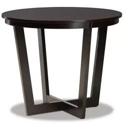 Hot Kirklands Home Dark Wooden Interlocked Base 5-pc. Dining Set