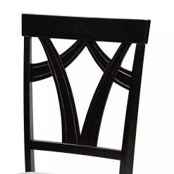 Hot Kirklands Home Dark Wooden Interlocked Base 5-pc. Dining Set