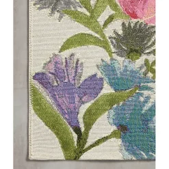 Online Kirklands Home Daylight Garden Party Indoor/Outdoor Rug, 7x11