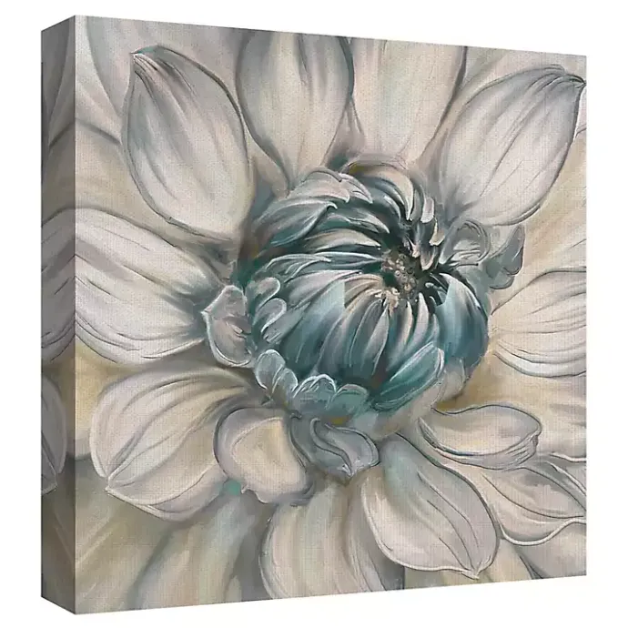 Kirklands Home Daytime Blue Dahlia Canvas Art Prints, Set of 2