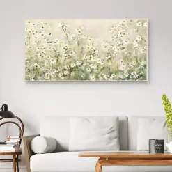 Discount Kirklands Home Daytime Daises Framed Canvas Art Print