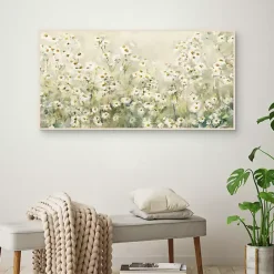 Discount Kirklands Home Daytime Daises Framed Canvas Art Print