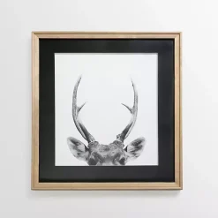 Discount Kirklands Home Deer Antlers Framed Art Print