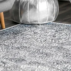Online Kirklands Home Delany Persian Inspired Area Rug, 5x8 Blue