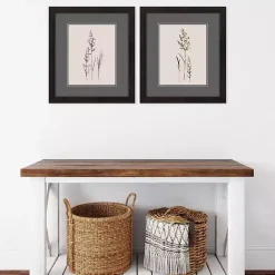 Hot Kirklands Home Delicate Stems Framed Art Prints, Set of 2