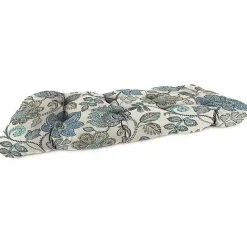Discount Kirklands Home Denim Busan Wicker Loveseat Outdoor Cushion