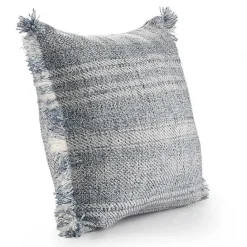 Sale Kirklands Home Denim Contemporary Stripe Outdoor Throw Pillow