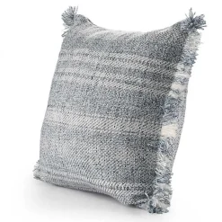 Sale Kirklands Home Denim Contemporary Stripe Outdoor Throw Pillow