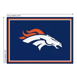 Discount Kirklands Home Denver Broncos Area Rug, 3x4 Blue