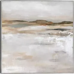 Best Kirklands Home Desert Floor Framed Canvas Art Print Gray