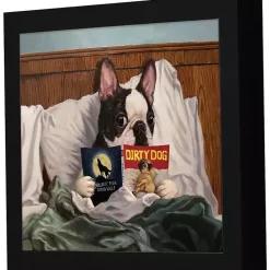 Online Kirklands Home Dirty Dog Framed Art Print Multi