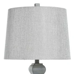 Outlet Kirklands Home Distressed Traditional Baluster Table Lamp Gray