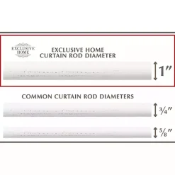 Online Kirklands Home Distressed Duke Curtain Rod, 120 in. White