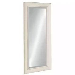 Kirklands Home Distressed White Maron Wall Mirror